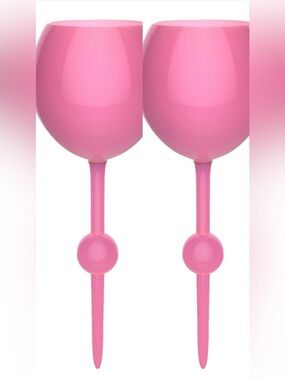 (SMIRNOFF BRANDED) Beach Glasses, Set of 2